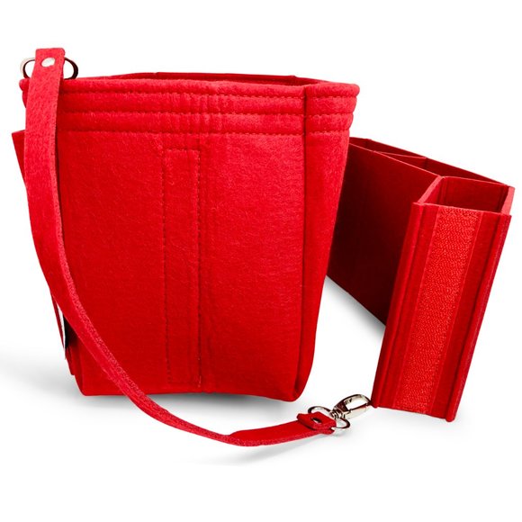 👑 for LV Neverfull PM Purse Organizer Insert Red - Picture 6 of 9